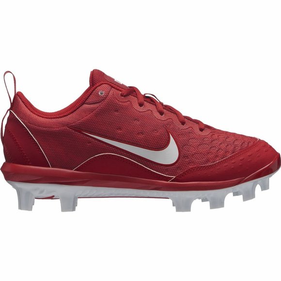 red softball cleats